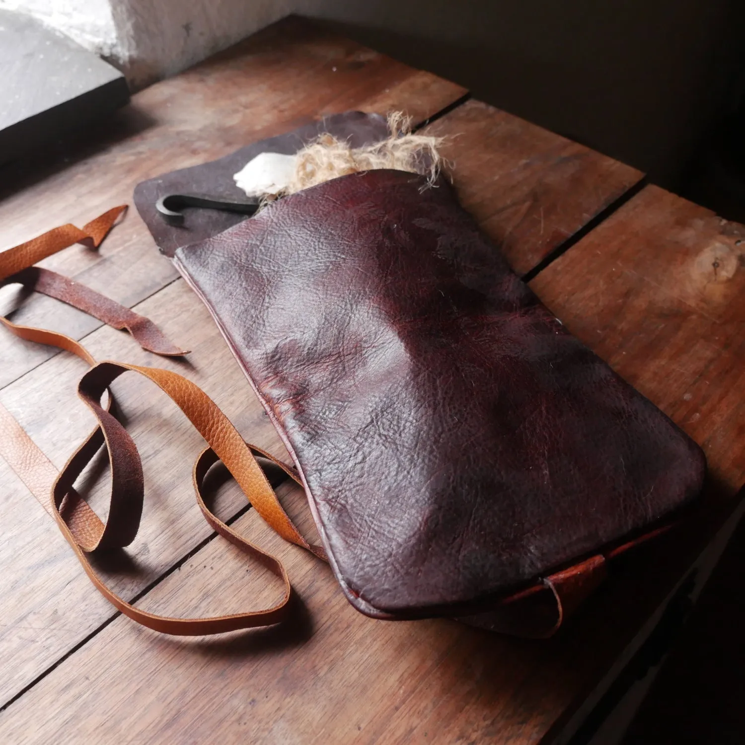 Leather Tinder Bag