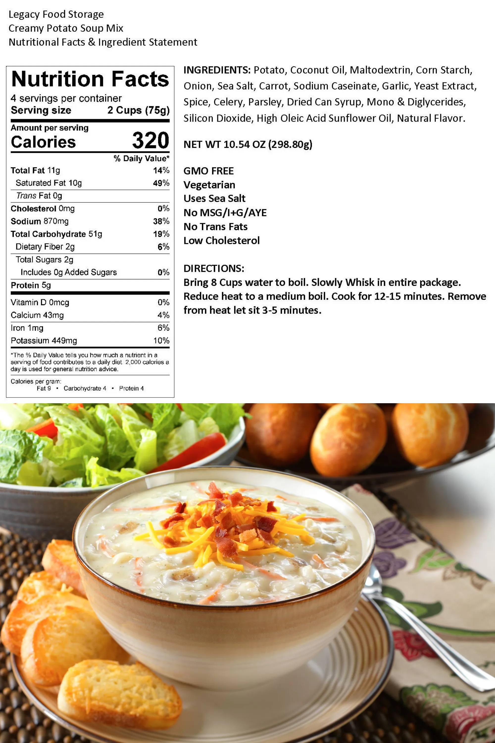 Legacy Breakfast, Lunch, and Dinner Bucket - 120 Servings