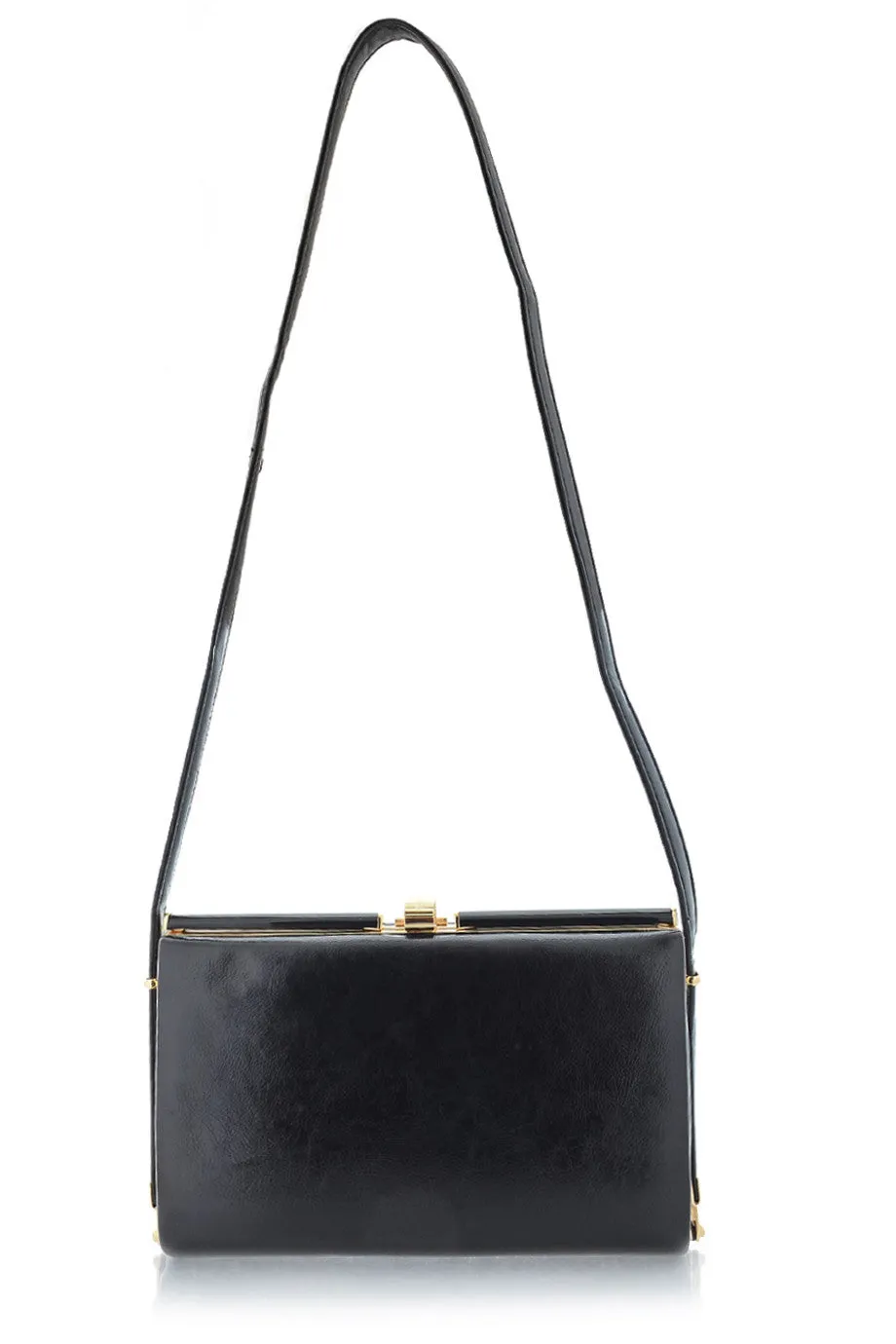 MELANY Black Leather Bag