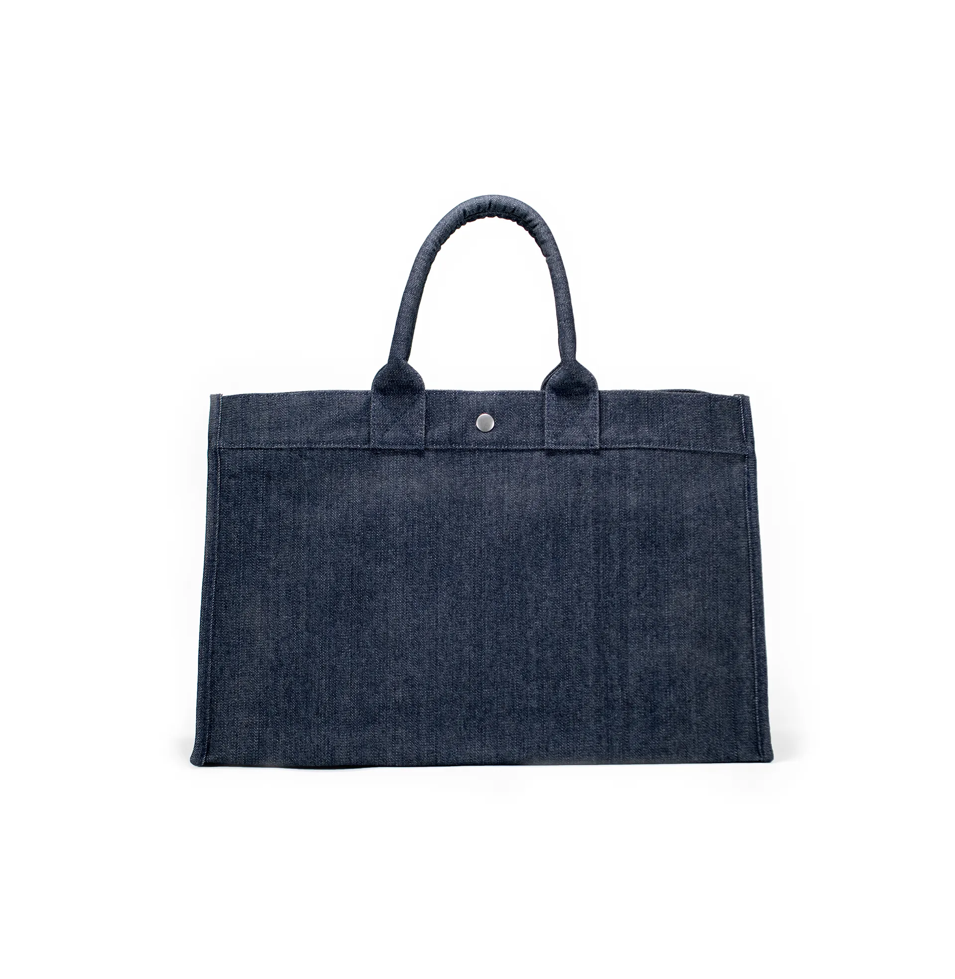 Monogram Stripe: Denim East West Bag