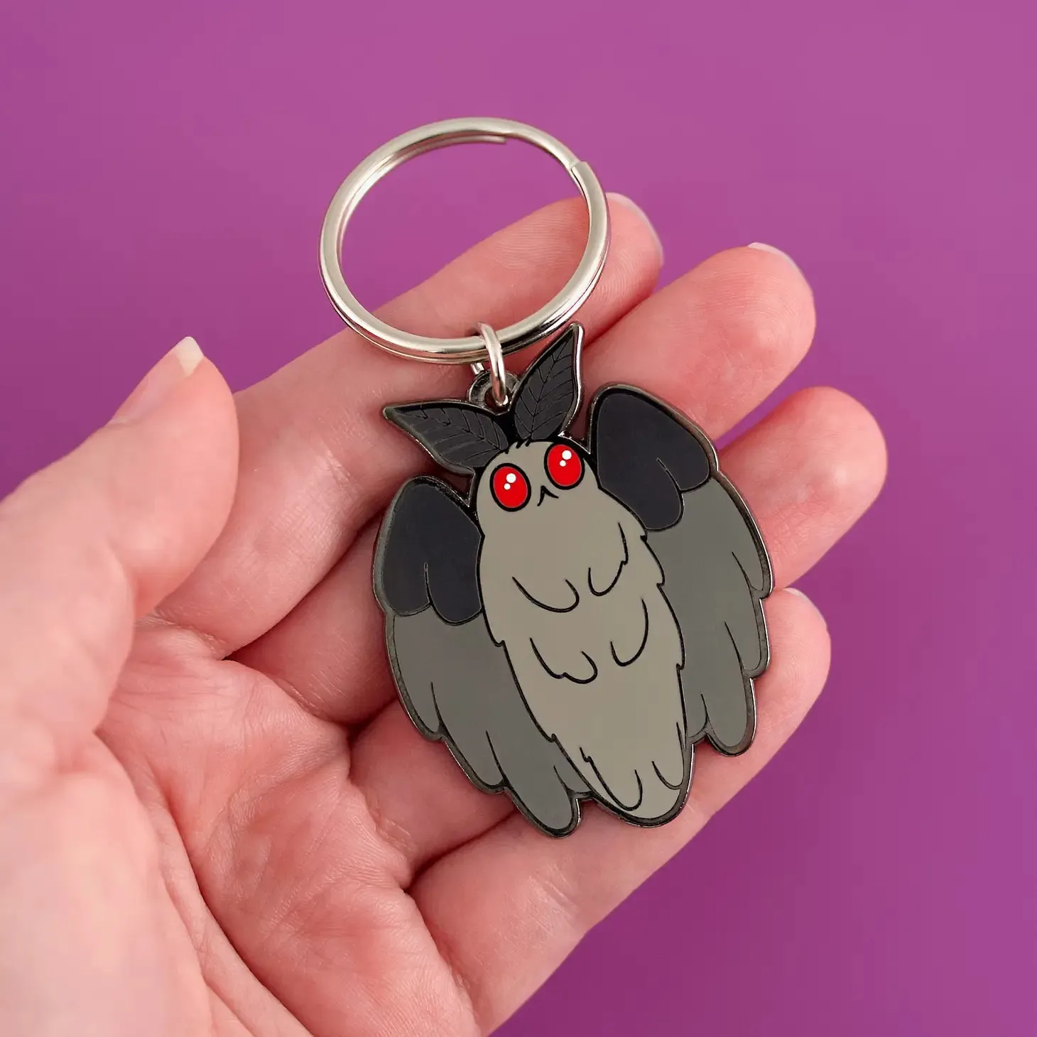 Mothman Keychain