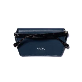 Naoa Slimline Glasses Case in Navy