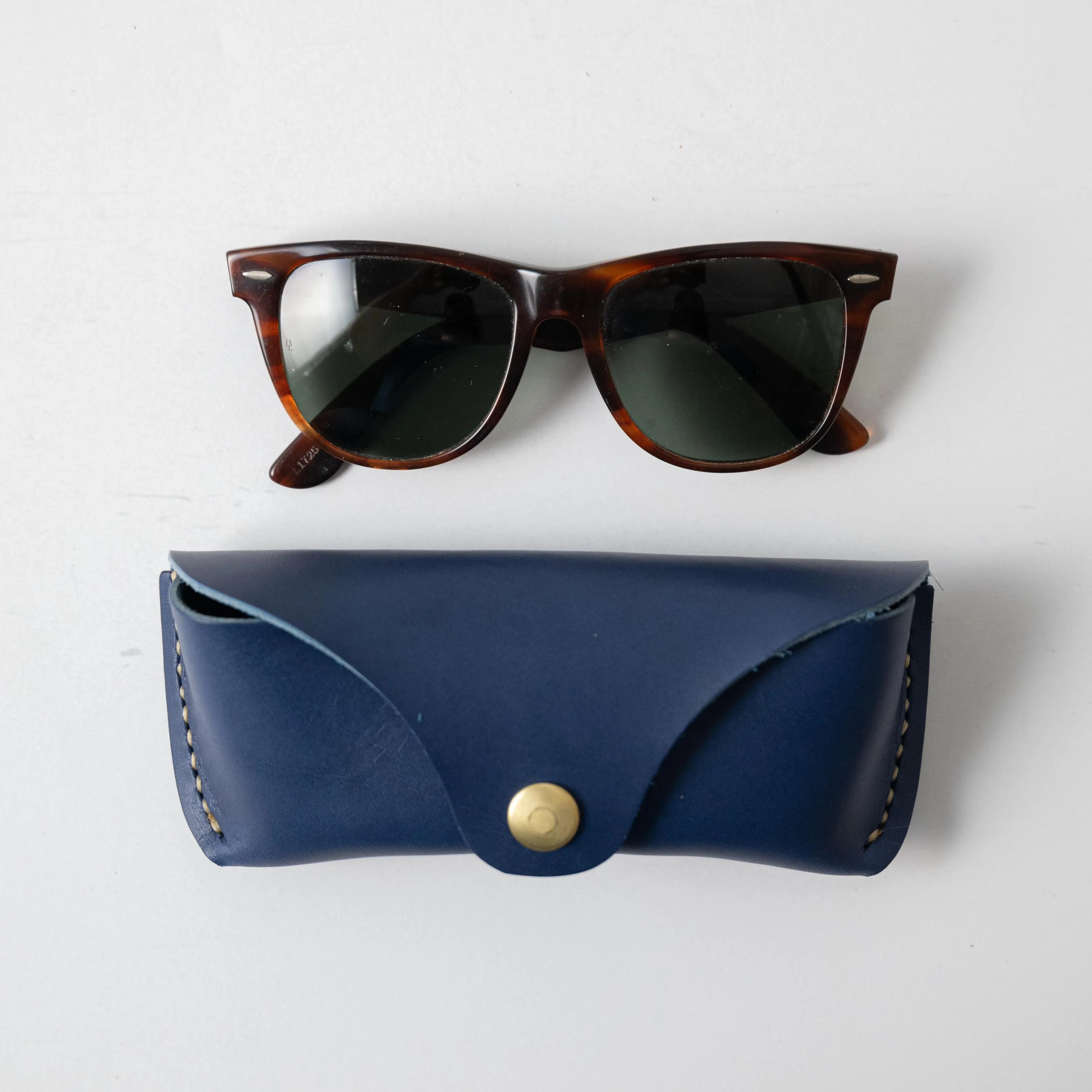 Navy Sunglasses Case