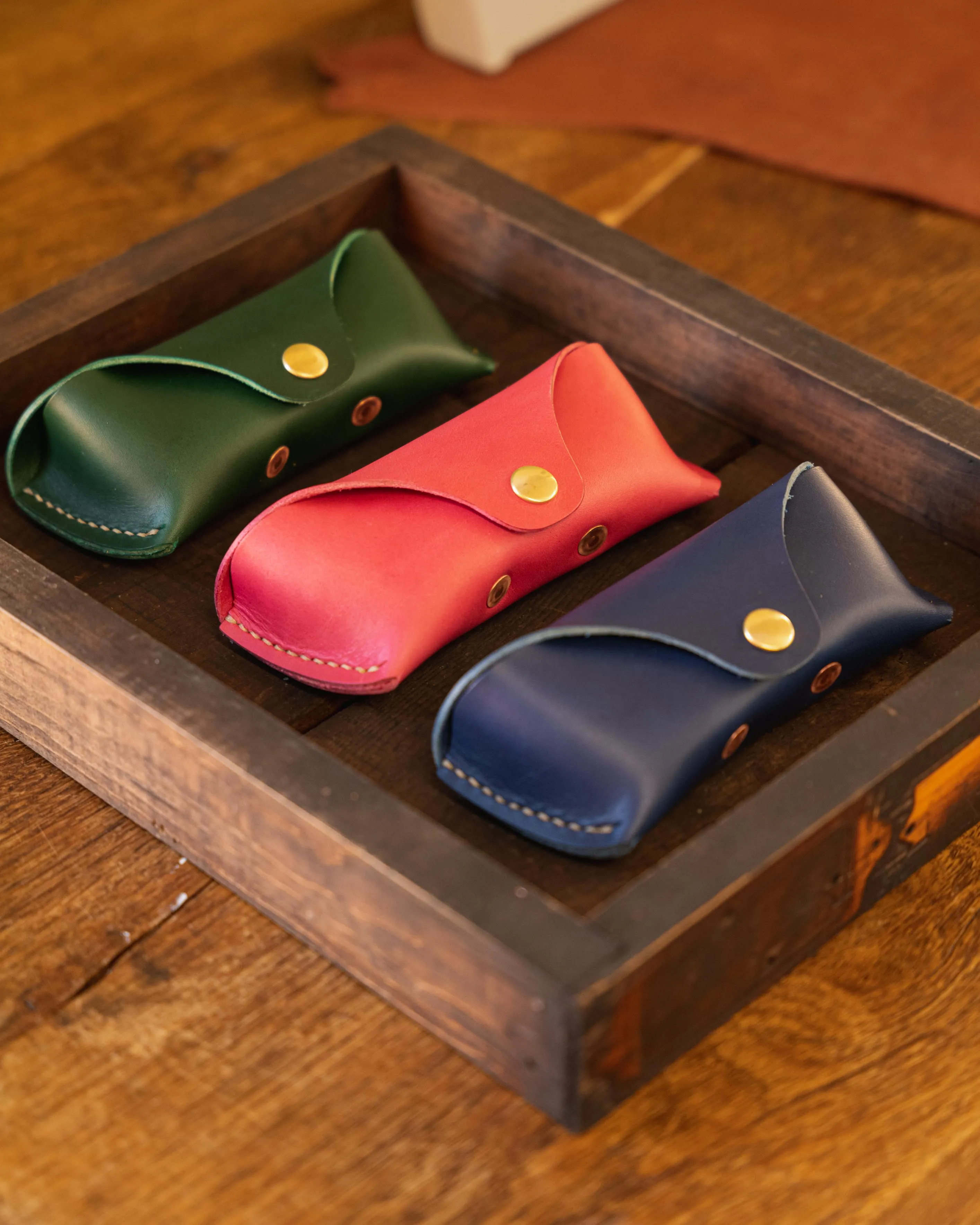 Navy Sunglasses Case