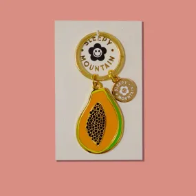 Papaya Keychain