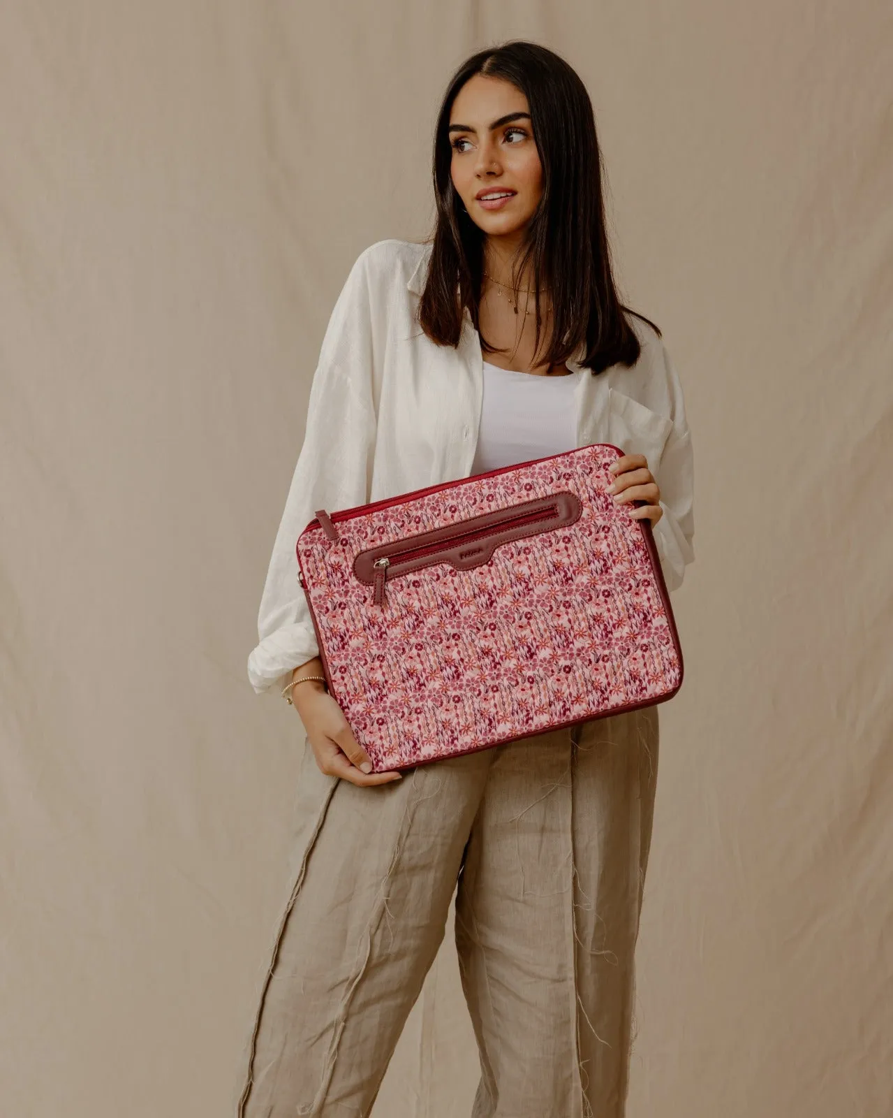 Pink Garden Quilted Sleeve