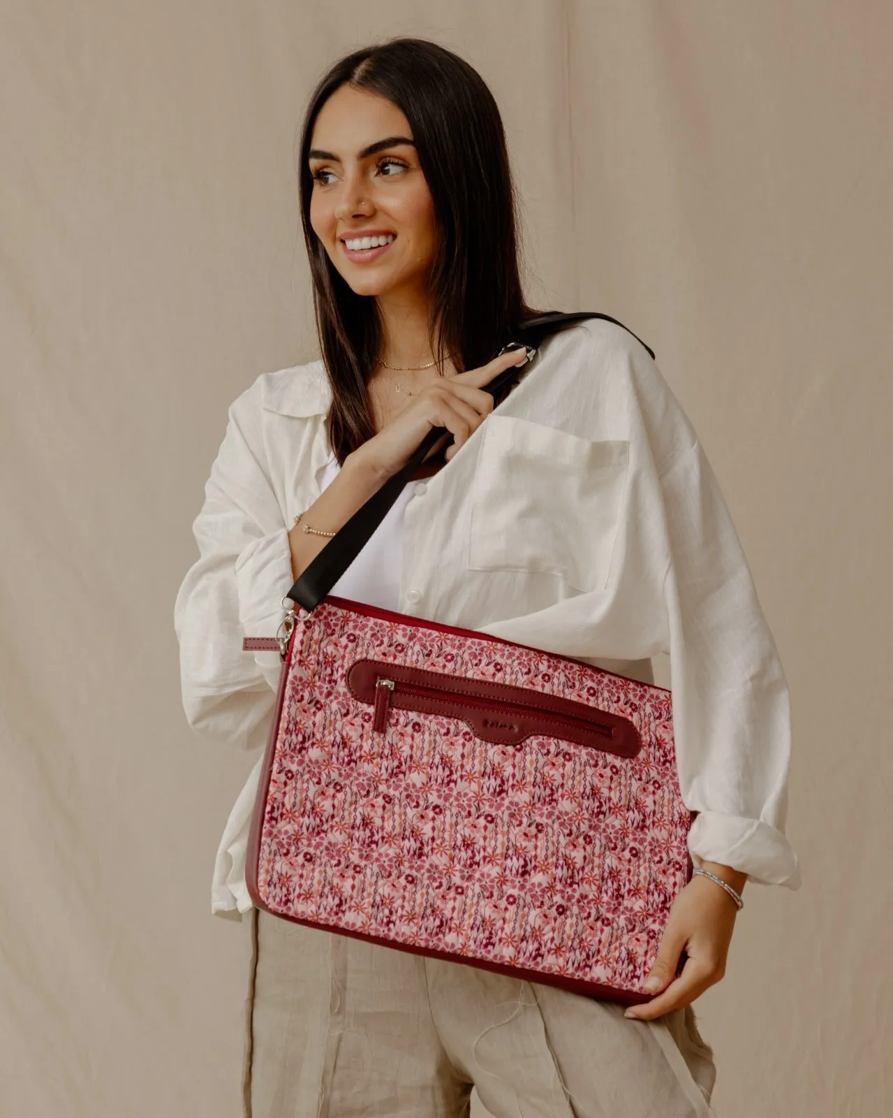 Pink Garden Quilted Sleeve