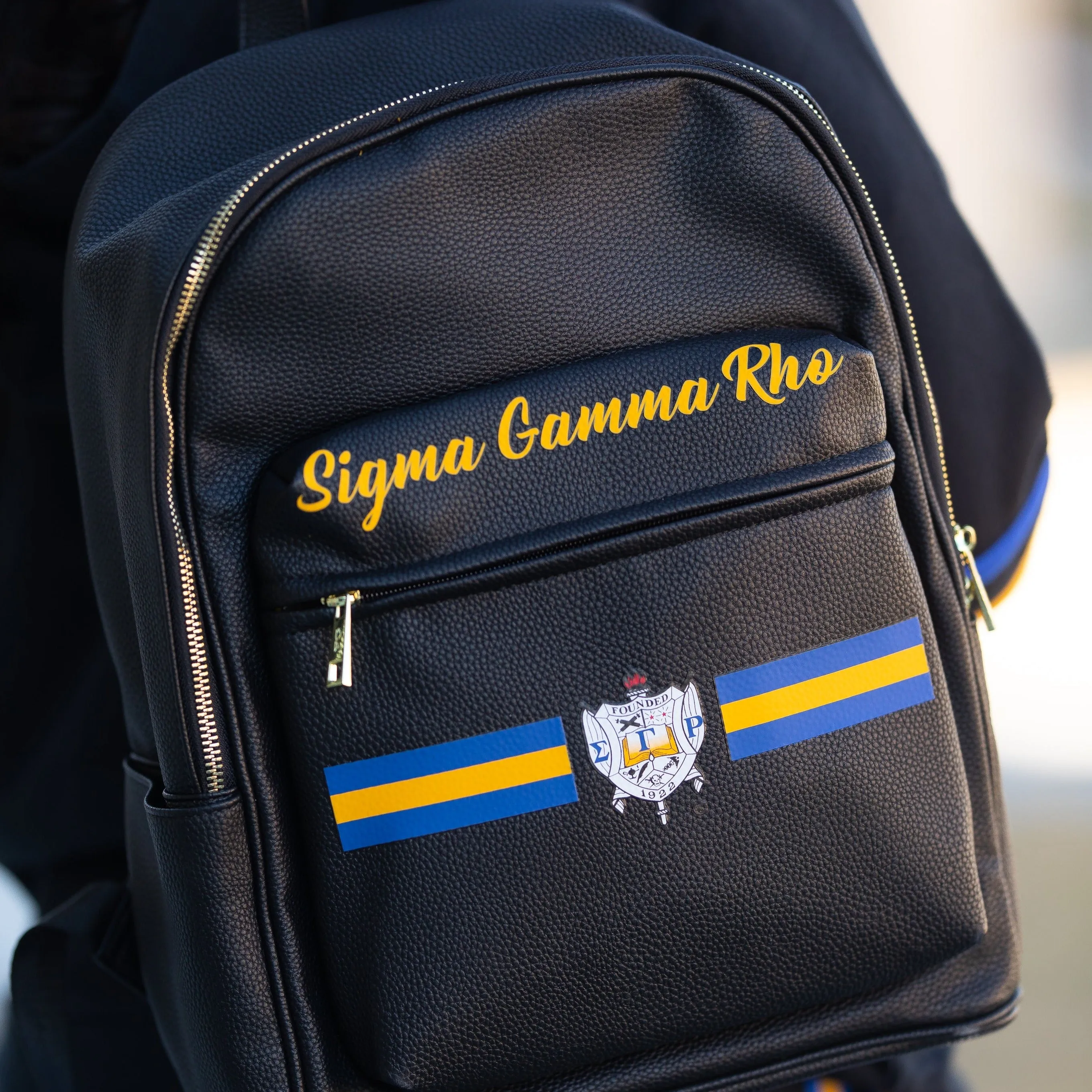 Printed SGRHO Back Pack