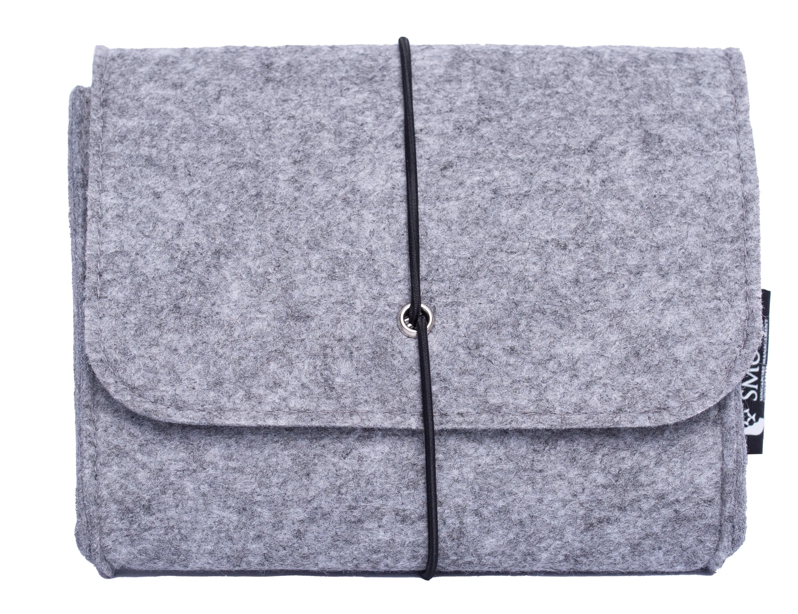 PU and Felt Laptop Sleeve with Pouch.