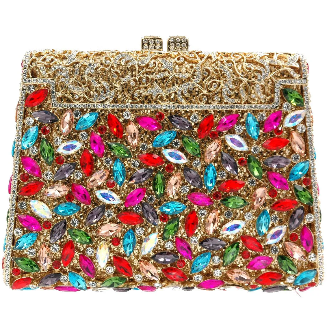 Royal Luxury Crystal and Rhinestone Evening Clutch