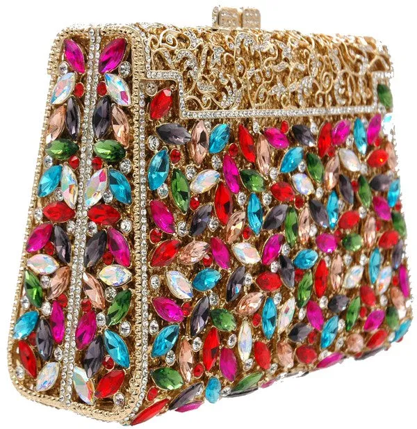 Royal Luxury Crystal and Rhinestone Evening Clutch