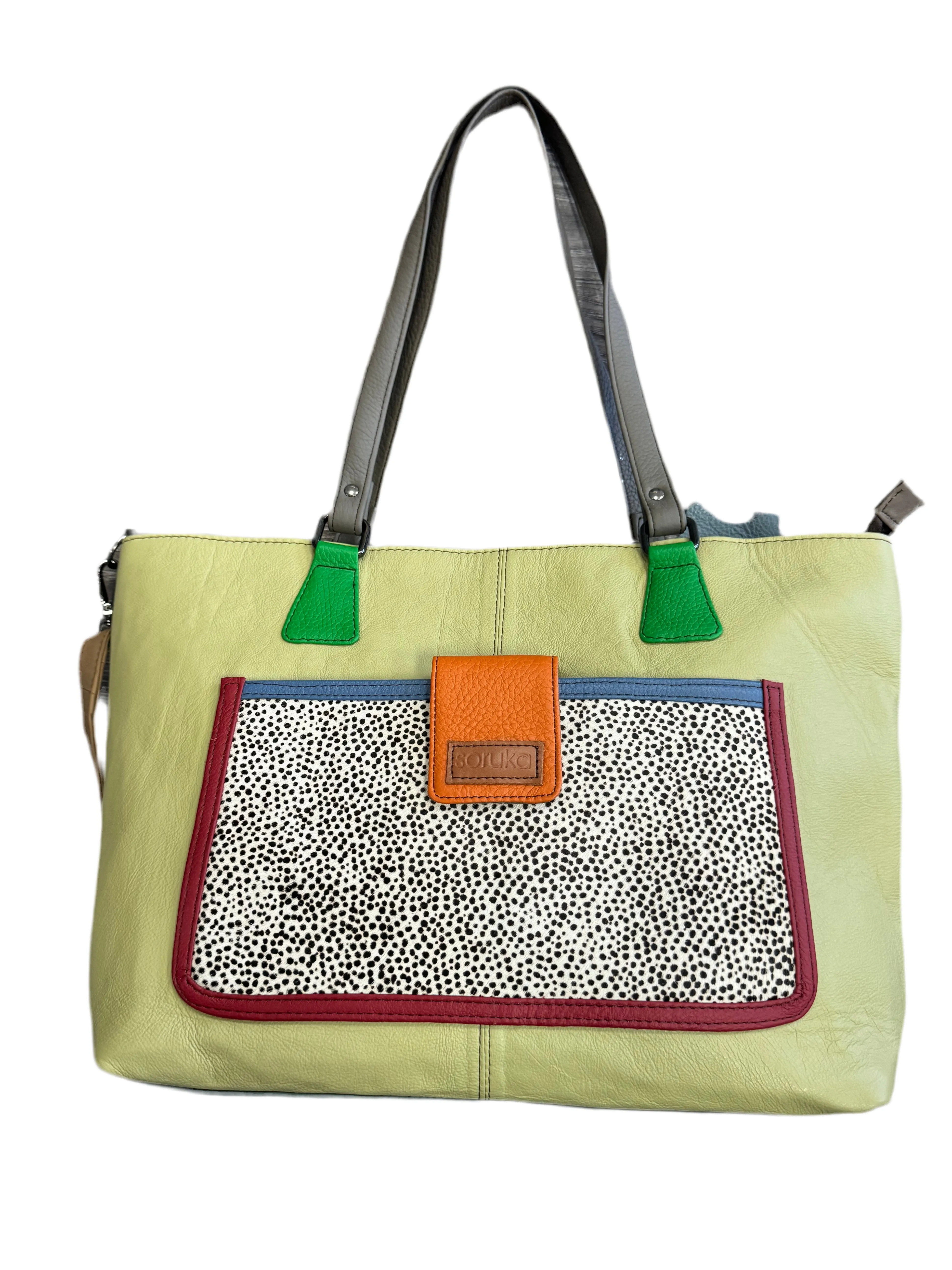 SORUKA TEMIS SHOULDER BAG CELERY