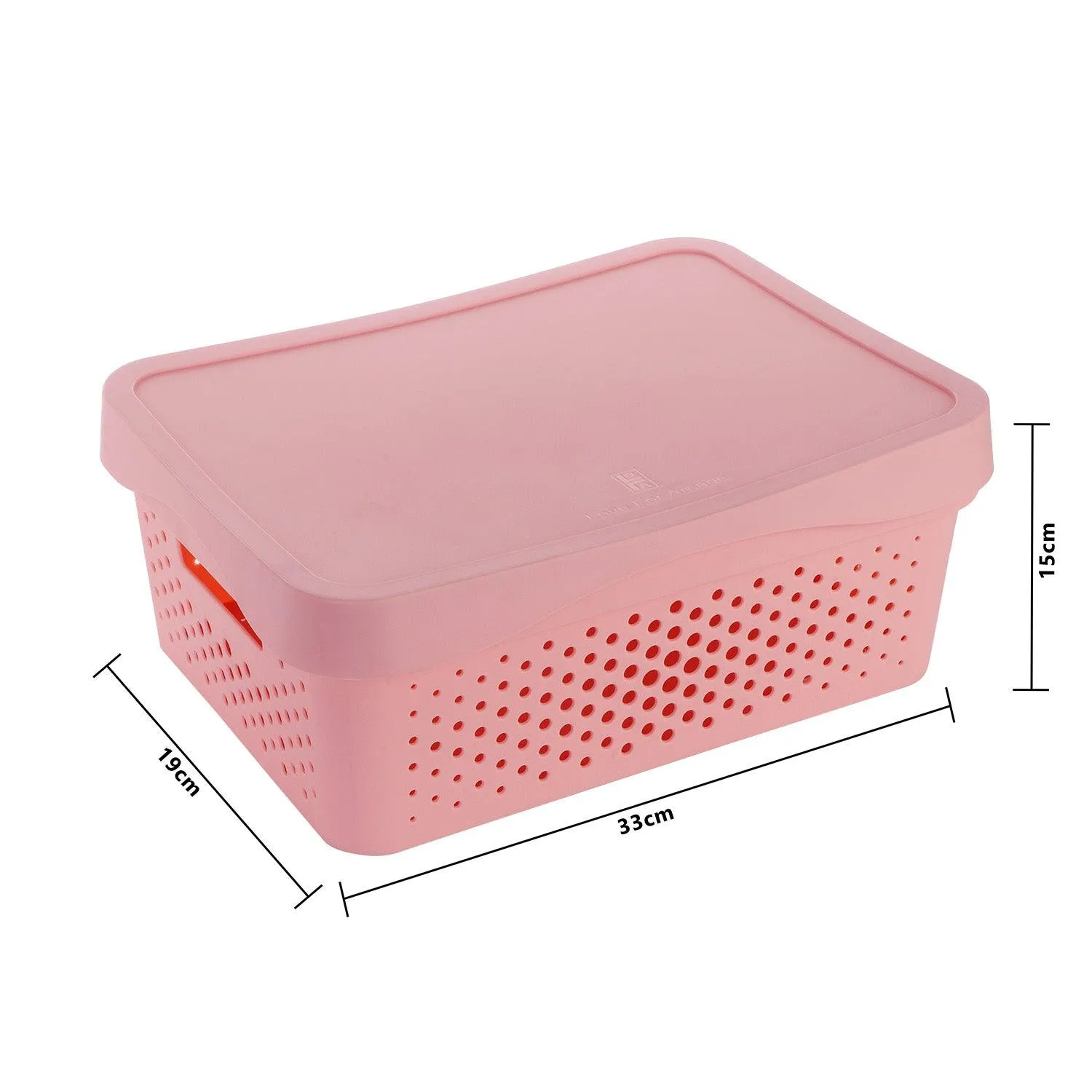 Storage Box with Lid (33x19x15 CM)