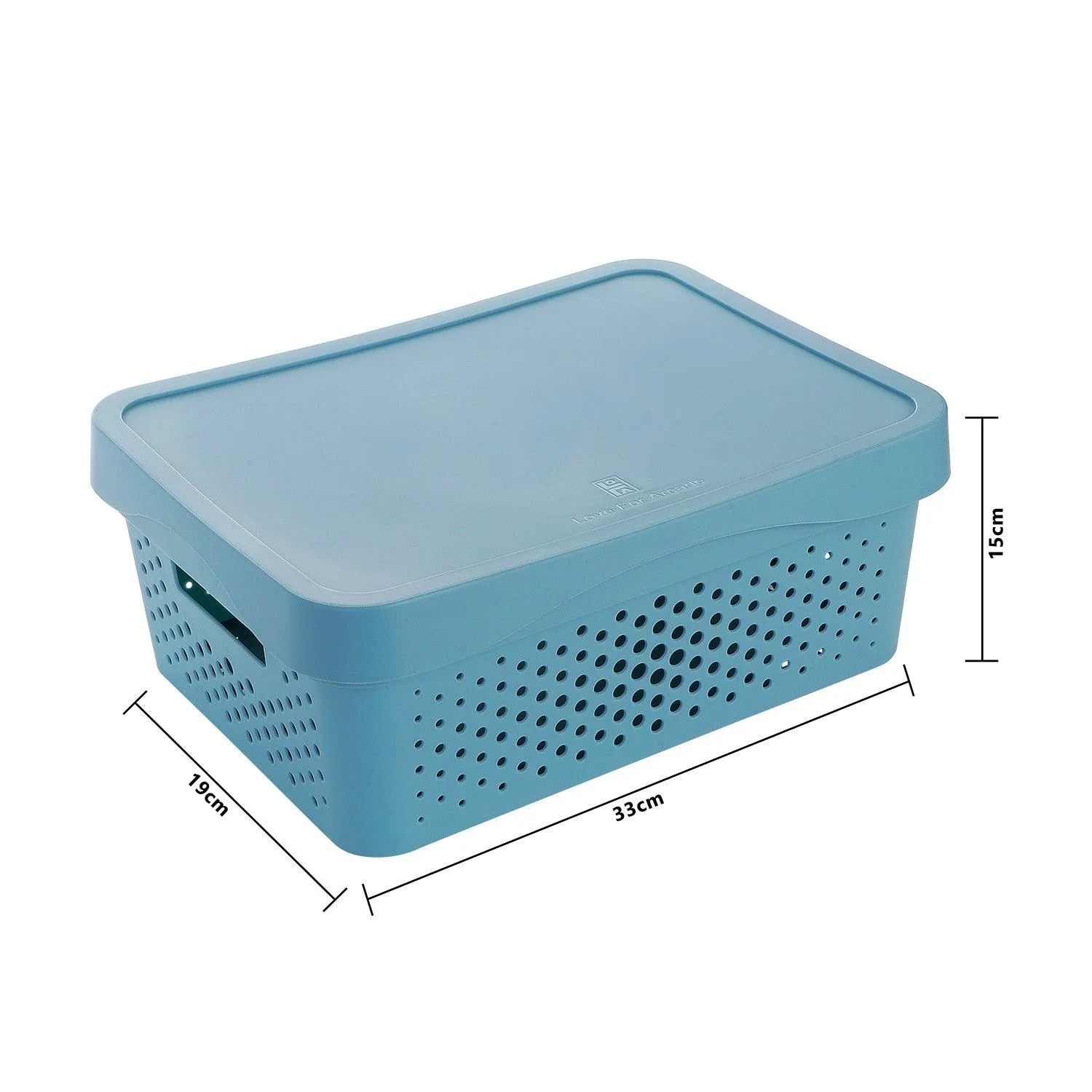 Storage Box with Lid (33x19x15 CM)