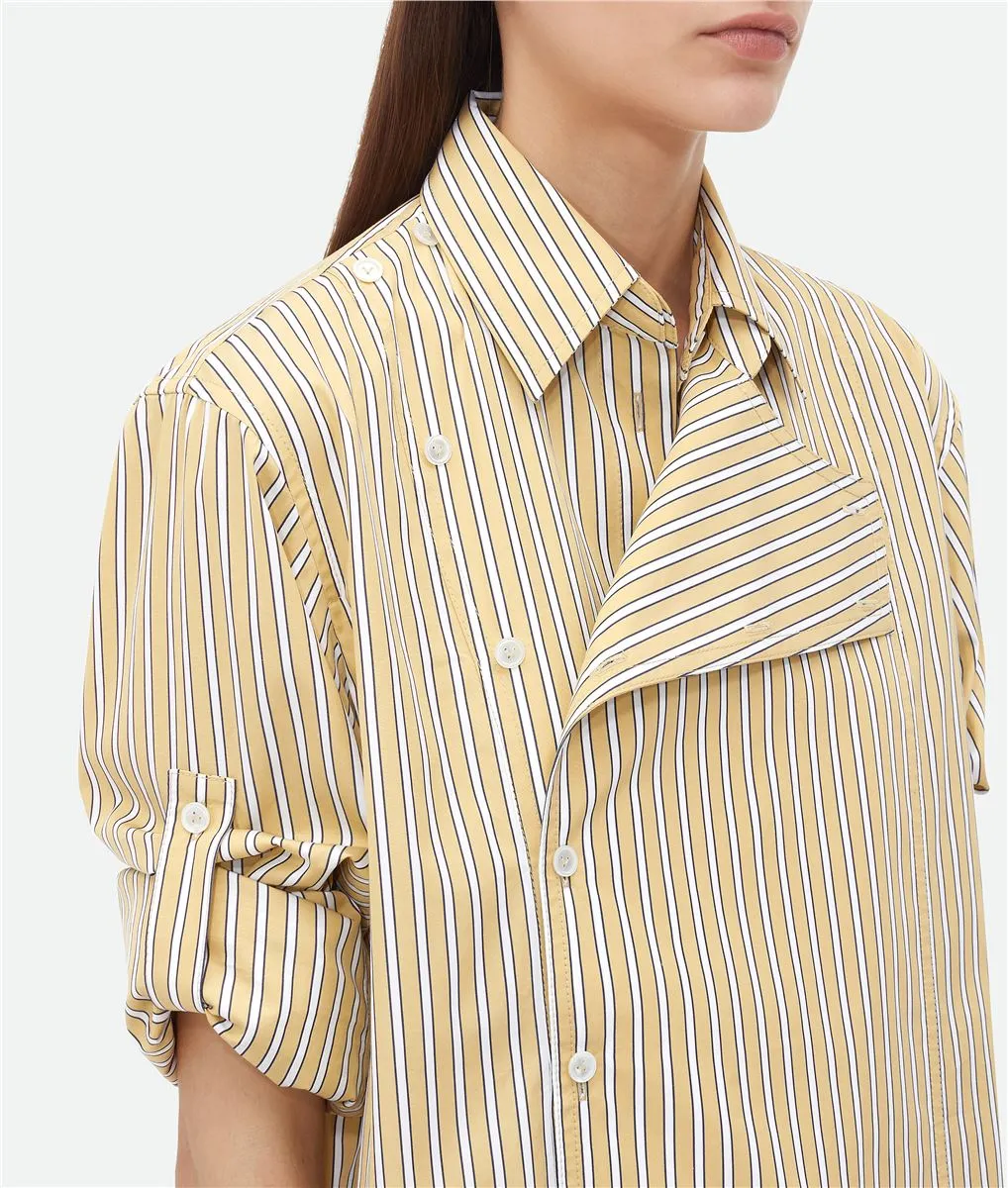 STRIPED POPLIN SHIRT