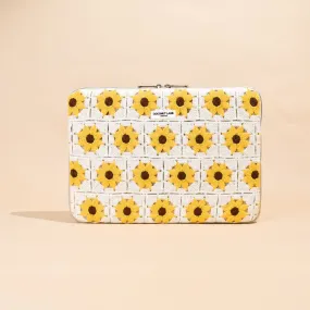 Sunflower Crochet Laptop Sleeve