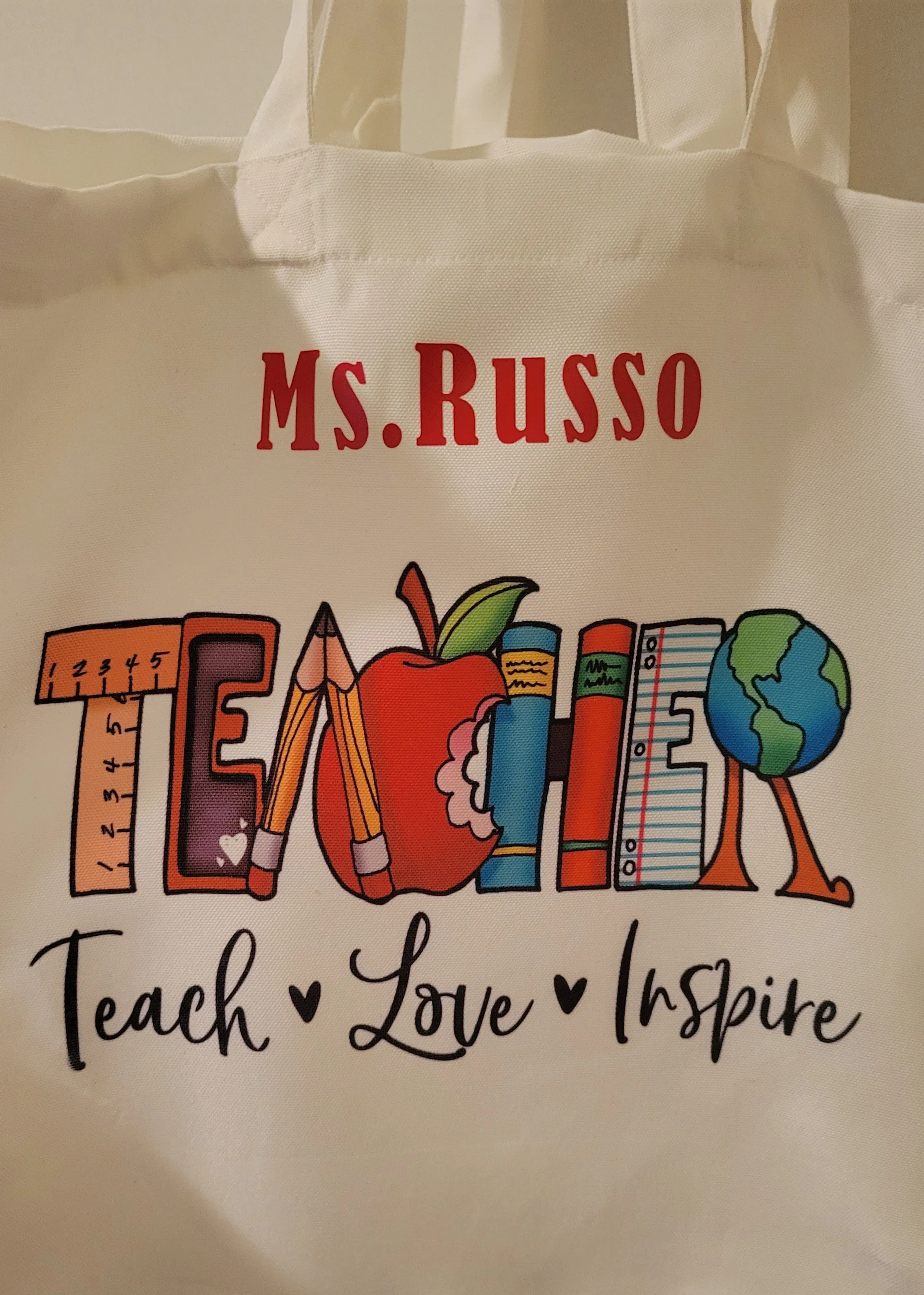 Teacher's Appreciation Tote Bag