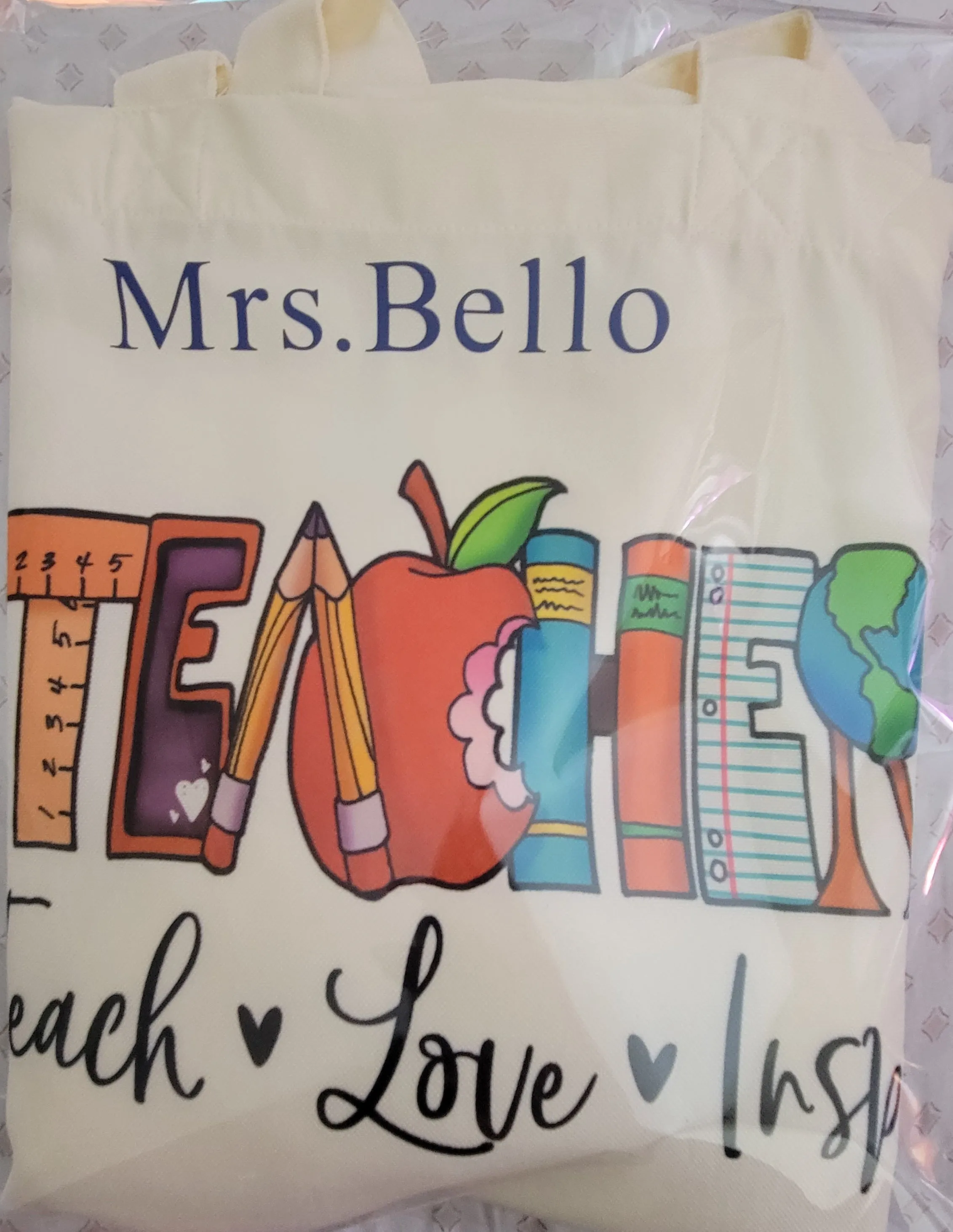 Teacher's Appreciation Tote Bag