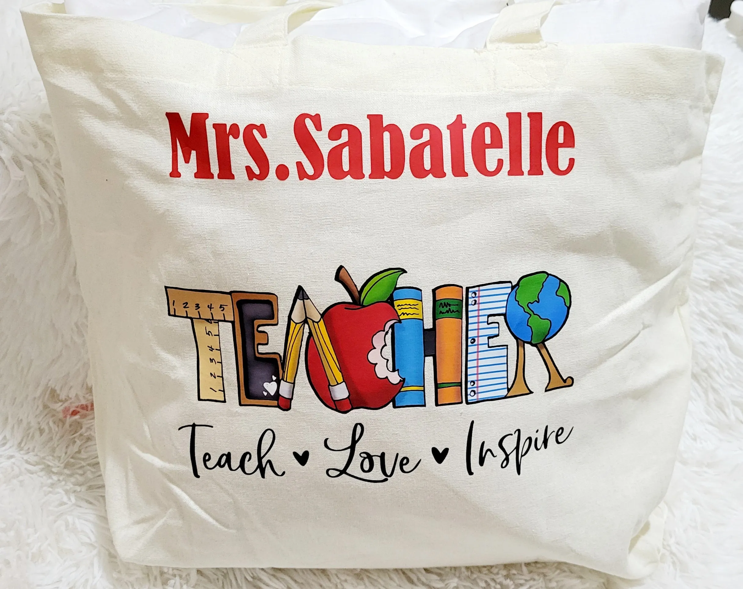 Teacher's Appreciation Tote Bag