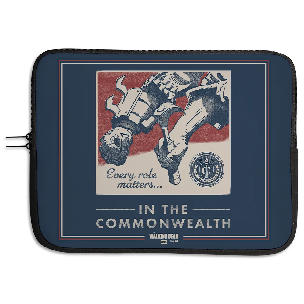 The Walking Dead Commonwealth Poster Neoprene Laptop Sleeve