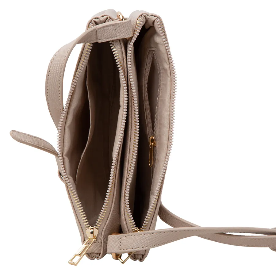 Women's Double Zip Crossbody