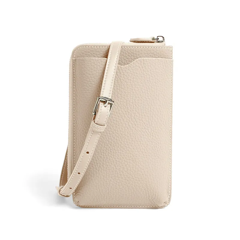 Women's genuine cowhide leather handphone wallet bag Mirren design